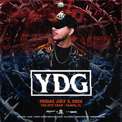 YDG tour show concert special event party tickets edm dj Tampa Ybor City