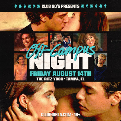 Off Campus Night Heated Rivalry hockey Amazon Prime party special event tour Club 90s nightclub tickets Tampa Ybor City