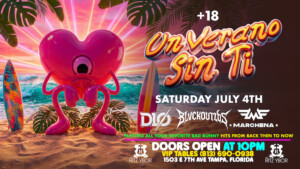 Bad Bunny party theme night show special event dj tickets Tampa Ybor City Gas Worx Un Verano Sin Ti