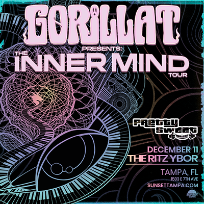 GorillaT presents The Innermind Tour dj edm Gorilla T show concert special event party nightclub tickets VIP Tampa Ybor City Gas Worx