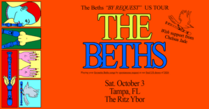 The Beths By Request Tour Chelsea Jade bands tour concert show special event tickets Tampa Ybor City Gas Worx