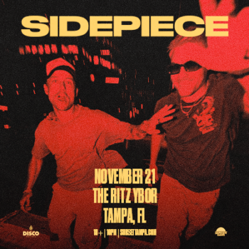 SIDEPIECE dj edm tour concert show special event nightclub party tickets VIP Tampa Ybor City Gas Worx