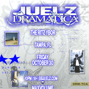 Juelz Dramatica Tour concert edm dj show special event party nightclub tickets VIP Tampa Ybor City Gas Worx