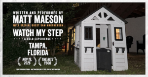 Matt Maeson Watch My Step a solo experience tour concert show special event party indie rock country singer songwriter tickets Tampa Ybor City Gas Worx