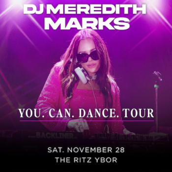DJ Meredith Marks The Real Housewives Salt Lake City SLC RHSC RHSLC RHOSLC Bravo edm You Can Dance Tour concert party special event show nightclub tickets VIP Tampa Ybor City Gas Worx