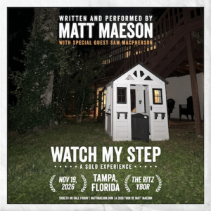 Matt Maeson Watch My Step a solo experience tour concert show special event party indie rock country singer songwriter tickets Tampa Ybor City Gas Worx